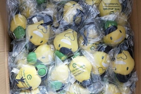 Peluche-Publicitario-Bombilla-FENIE